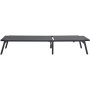 VEVOR ligstoel, strandligstoel, ligstoel, ligstoel, 182x60x88cm, donkergrijs