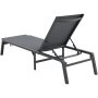 VEVOR ligstoel, strandligstoel, ligstoel, ligstoel, 182x60x88cm, donkergrijs