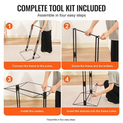 VEVOR Art Droogrek 50 verwijderbare planken voor schilderklaslokalen