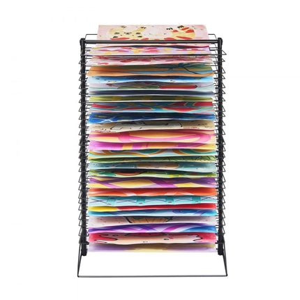 VEVOR Art Droogrek 50 verwijderbare planken voor schilderklaslokalen