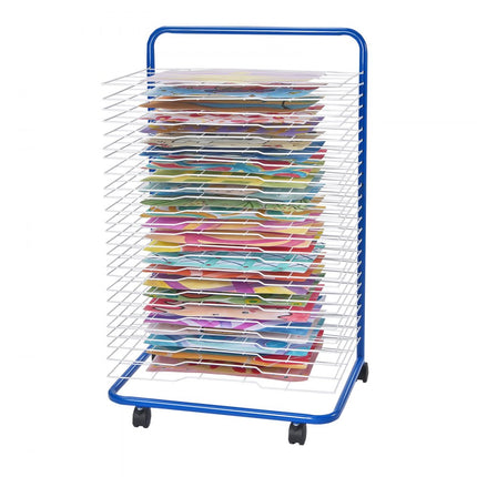 VEVOR Art Droogrek 25 Afneembare Planken Verfdroogrek Blauw