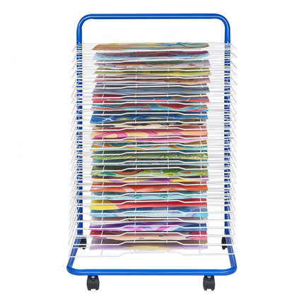 VEVOR Art Droogrek 25 Afneembare Planken Verfdroogrek Blauw