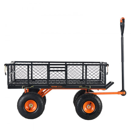 VEVOR tuinwagen uitrustingswagen strandwagen tuinwagen handkar kantelbaar 181kg