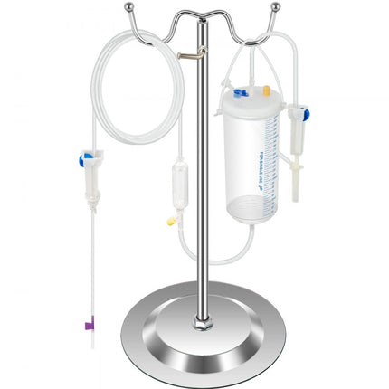 VEVOR Venapunctie Arm Model, PVC IV Oefenarm, Donkere Huid Intraveneuze Oefenarm Kit, met Uitgebreide IV Kit, voor Studenten en Stagiaires om de Professionele IV-vaardigheden te Oefenen en Krijgen