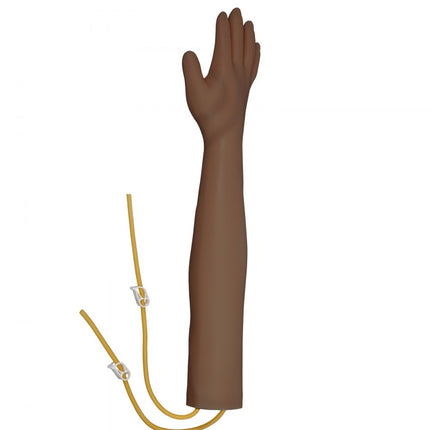 VEVOR Venapunctie Arm Model, PVC IV Oefenarm, Donkere Huid Intraveneuze Oefenarm Kit, met Uitgebreide IV Kit, voor Studenten en Stagiaires om de Professionele IV-vaardigheden te Oefenen en Krijgen