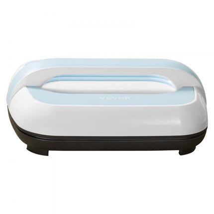 VEVOR Mini Transferpers Warmtepers Textieldruk Hot Press Blauw + Wit