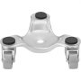 VEVOR 4 st. Meubeltransportrol driehoekig 113,4kg draagvermogen meubelrol 9,5x7,5x5cm transportrollen van koolstofstaal industrierol met 3xPP wielen $19xL630mm lifter meubeltransporthulp