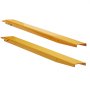 VEVOR Set van 2 vorkverlengingen Tandverlenging van 1520 mm, draagvermogen van 1,815 ton Vorktanden Q235 koolstofstaal, eendelig ontwerp Palletvorkverlenging Compatibel met vorken van 106 mm