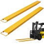 VEVOR Set van 2 vorkverlengingen Tandverlenging van 1820 mm, draagvermogen van 1,815 ton Vorktanden Q235 koolstofstaal, eendelig ontwerp Palletvorkverlenging Compatibel met vorken van 106 mm