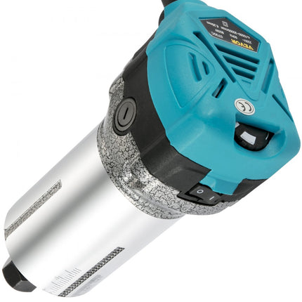 VEVOR Elektrische Hand Trimmer 710W Elektrische Trimmer-Router Laminaat Router Trimmer met Drie Freesspantangen, Bovenfrees en Trimmer met Kantel Duik Basissen, Aluminium Omhulsel 13k-33kRPM Rotatie