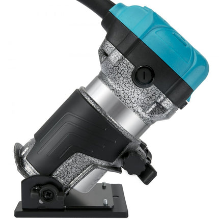 VEVOR Elektrische Hand Trimmer 710W Elektrische Trimmer-Router Laminaat Router Trimmer met Drie Freesspantangen, Bovenfrees en Trimmer met Kantel Duik Basissen, Aluminium Omhulsel 13k-33kRPM Rotatie