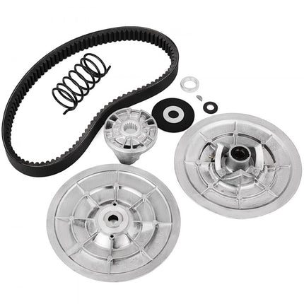 VEVOR achterwielaandrijving koppelingsset voor Yamaha gasgolfkar G2-G22 vanaf 1985 secundaire koppelingsaandrijfset met riem JN6-G6201-03 JN6-G6201-04 zilver