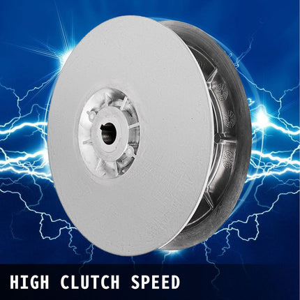 VEVOR achterwielaandrijving koppelingsset voor Yamaha gasgolfkar G2-G22 vanaf 1985 secundaire koppelingsaandrijfset met riem JN6-G6201-03 JN6-G6201-04 zilver