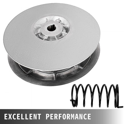 VEVOR achterwielaandrijving koppelingsset voor Yamaha gasgolfkar G2-G22 vanaf 1985 secundaire koppelingsaandrijfset met riem JN6-G6201-03 JN6-G6201-04 zilver