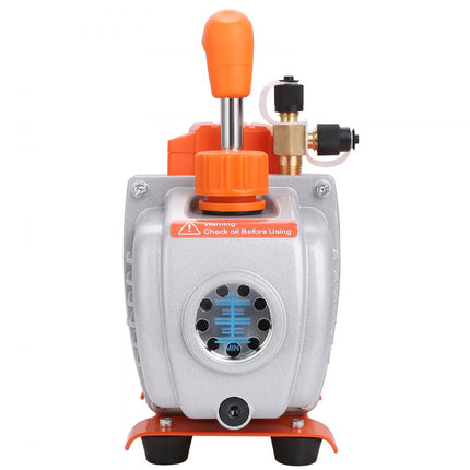 VEVOR Vacuümpomp 150W Vacuumpomp 1-traps airconditioningpomp 100L/min Stroom 1440RPM Snelheid 0,64/0,95cm Sae Inlaat Vacuümapparaten 5Pa Zuiver