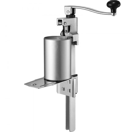 VEVOR Handmatige blikopener van staal, blikopener machine catering, commerciële blikopener met voet, in hoogte verstelbare tafelblikopener voor blikjes tot 30 cm hoog, voor restaurants etc.