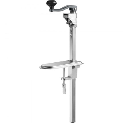 VEVOR handmatige blikopener, tafelgemonteerde blikopenermachine, commerciële blikopener met voet, in hoogte verstelbare tafelblikopener voor blikjes tot 30 cm hoogte, voor restaurant, hotel, enz.