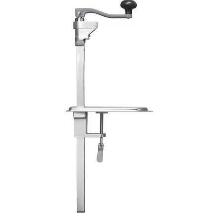 VEVOR handmatige blikopener, tafelgemonteerde blikopenermachine, commerciële blikopener met voet, in hoogte verstelbare tafelblikopener voor blikjes tot 30 cm hoogte, voor restaurant, hotel, enz.