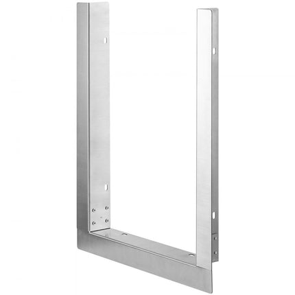 VEVOR BBQ Buitenkeuken Frame, 385x497x50 mm Buitenkeuken Producten, Zilver BBQ Grill Eiland Frame van Verdikt Roestvrij Staal met een Dikte van 1,5 mm, Bied Nodige Bescherming voor Uw Buitenkeukens