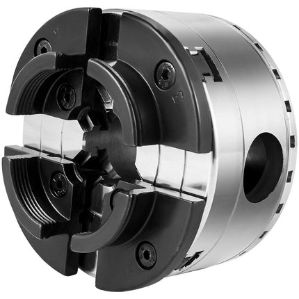 VEVOR Draaibank Klauwplaat Houtdraaibank Chuck van Staal 95 mm voor Draaibank