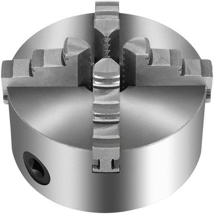 K12-125 5" 4 Jaw Lathe Chuck Reversible Jaw Milling Machine Semi-steel Cast Iron