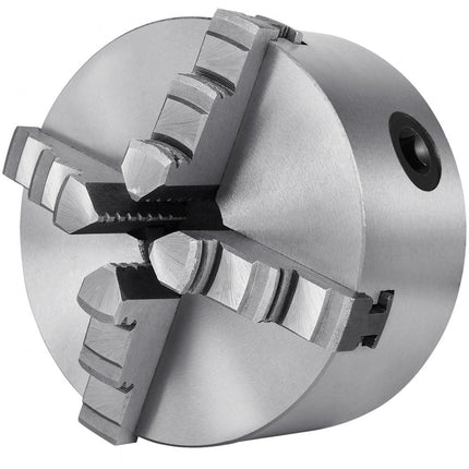 K12-125 5" 4 Jaw Lathe Chuck Reversible Jaw Milling Machine Semi-steel Cast Iron