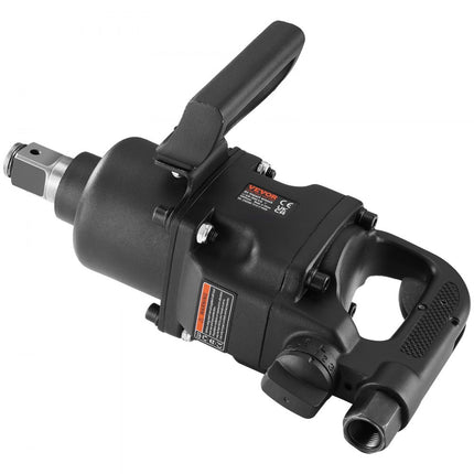 VEVOR 1" luchtslagmoersleutel, tot 3500 Nm omgekeerd koppel, 1" luchtslagmoersleutel Lichtgewicht met 2 handgrepen voor zware reparaties en onderhoud