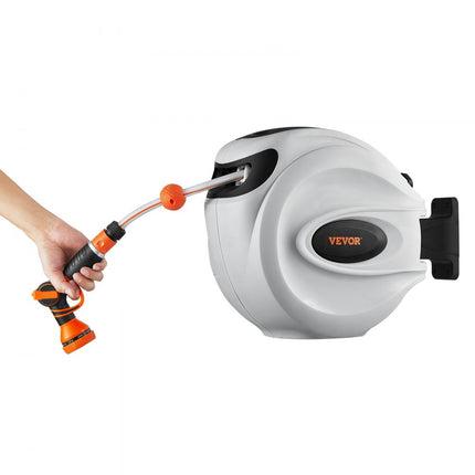 VEVOR Tuinslang Haspel muurslangenbox 25mx12mm slanghaspel tuinslanghaspel