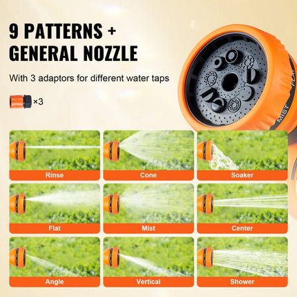 VEVOR Tuinslang Haspel muurslangenbox 35mx12mm slanghaspel tuinslanghaspel