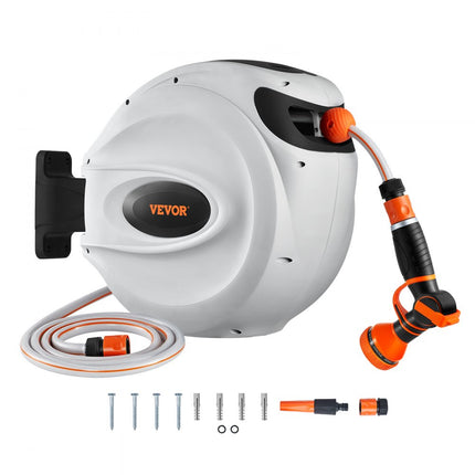 VEVOR Tuinslang Haspel muurslangenbox 35mx12mm slanghaspel tuinslanghaspel