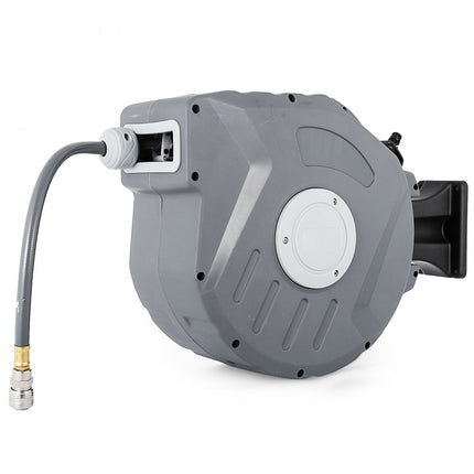 VEVOR Intrekbare Luchtslanghaspel 20 M Reel Pneumatisch Gereedschap Slangdiameter 9,5 mm Automatisch terugspoelen Draaibare Slanghaspel Pijpspiraal Kan Flexibel Muur Worden Geïnstalleerd 180° Roterend