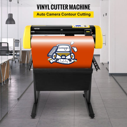 VEVOR 87 cm vinylsnijder/plotter tekensnijmachine Software 3 messen LCD