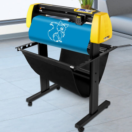 VEVOR 87 cm vinylsnijder/plotter tekensnijmachine Software 3 messen LCD