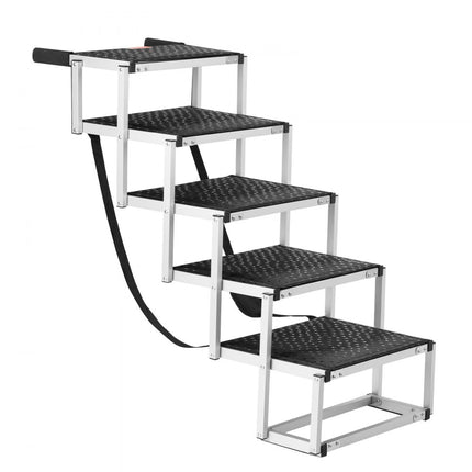 VEVOR Hondentrap Oprit Auto Hondenoprit Vouwtrap Huisdierentrap 5 treden 68kg