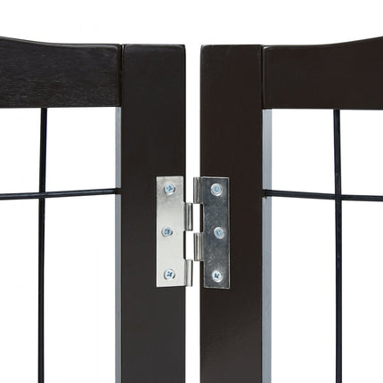 VEVOR Hondenhek Dierenhek Kinderhekje Opvouwbaar Bruin 610x813mm