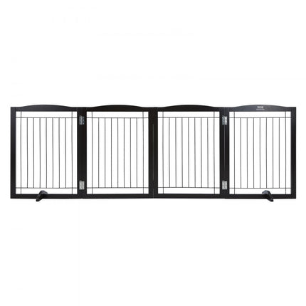 VEVOR Hondenhek Dierenhek Kinderhekje Opvouwbaar Bruin 610x813mm