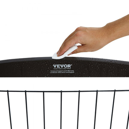 VEVOR Hondenhek Dierenhek Kinderhekje Opvouwbaar Bruin 610x813mm