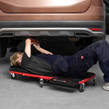 VEVOR montage rolplank werkplaats ligstoel montage ligstoel werkplaatskruk 914mm 136kg