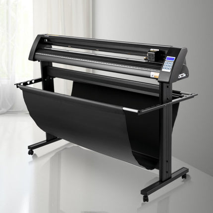 VEVOR Vinyl Snijplotter Vinylsnijder 1350mm Snijplotter Machine Led Vinyl Cutter Semi-automatisch Ingebouwd Optisch Oog Lasergeleiding Compatibel