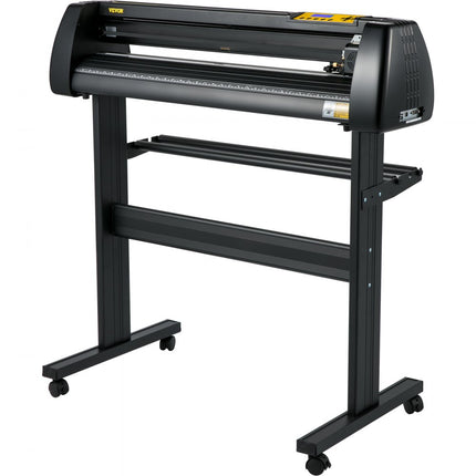 VEVOR vinylsnijmachine, 870 mm papierinvoer snijplotterpakket, vinylprinter met instelbare kracht en snelheid, Windows-compatibele bordmaakset met Signmaster-software