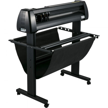 VEVOR vinylsnijder, 34-inch pakket vinylsnijmachine, handmatige vinylprinter, LCD-scherm, plottersnijder, bordsnijden met Signmaster-software voor ontwerpen en snijden, met accessoires,