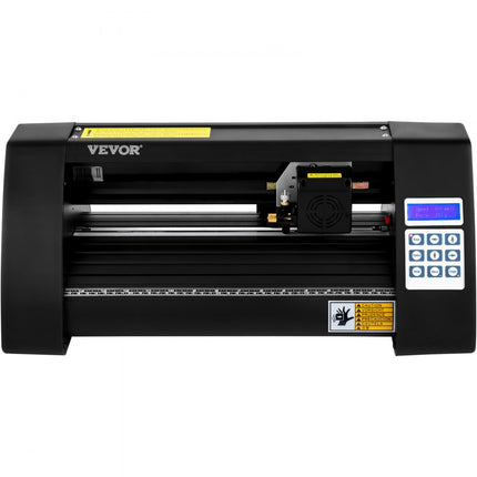 VEVOR Vinyl Snijplotter 375mm Snijplotter Vinylsnijder Led Desktop Vinyl Cutter Semi-automatisch Ingebouwd Optisch Oog Lasergeleiding Compatibel
