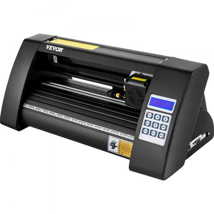 VEVOR Vinyl Snijplotter 375mm Snijplotter Vinylsnijder Led Desktop Vinyl Cutter Semi-automatisch Ingebouwd Optisch Oog Lasergeleiding Compatibel