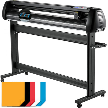 VEVOR Snijplotter Vinylsnijder Vinyl Cutter Plottermachine 1350 mm Foliesnijder SignMaster Decal Makerset