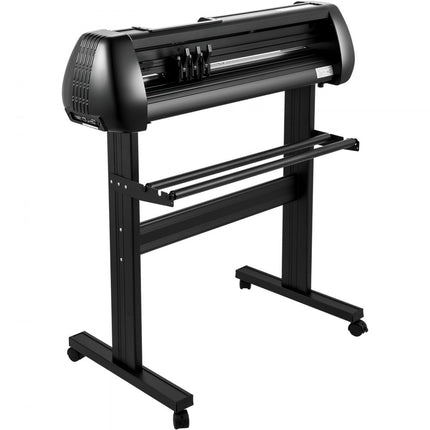 VEVOR Slogan Snijplotter 95 x 52 x 106 cm Vinylsnijder Vinyl Cutter 720 mm Vinyl Printer Snijmachine met Led Digitaal Paneel USB- en COM-interface