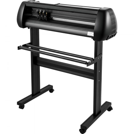 VEVOR Slogan Snijplotter 95 x 52 x 106 cm Vinylsnijder Vinyl Cutter 720 mm Vinyl Printer Snijmachine met Led Digitaal Paneel USB- en COM-interface
