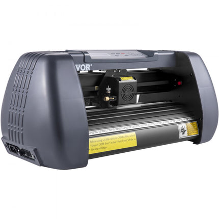 VEVOR Slogan Snijplotter 58,42 x 24,13 x 15,24 cm Vinylsnijder Van Vinyl 375 mm Vinyl Printer Snijmachine Ideaal Voor Het Snijden Van Sticker-En