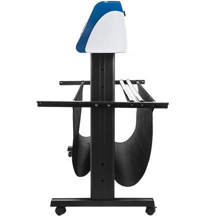 VEVOR vinylsnijmachine plottermachine, 87 cm vinylsnijder, halfautomatische doe-het-zelf vinylprintersnijmachine, handmatig positioneren van borden snijden met vloerstandaard Signmaster-software