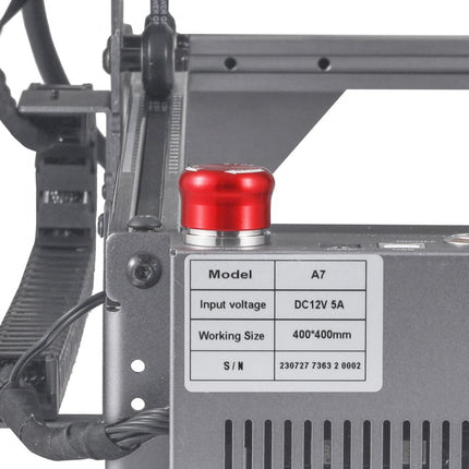 VEVOR lasergraveermachine 10W graveerapparaat 40x40cm werkgebied lasergraveerder 455±5nm blauwlichtlaser 10.000 mm/min Compatibel met LightBurn & LaserGRBL voor hout kunststof, acrylleer roestvrij staal