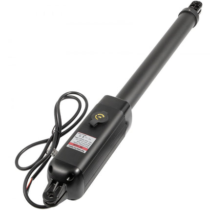 VEVOR dubbele draaipoortopener, automatische poortopener, complete set op afstand, dubbele poortopener, zware lasten tot 800 lbs, 457 mm lange poort, 80 W AC-aangedreven poortopener